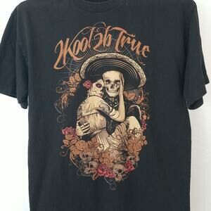 2K2BT Black Graphic T Shirt size Large 21221-0372